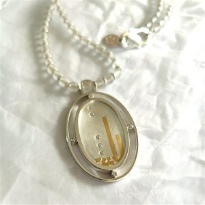 This Rock Crystal pendant is a statement piece