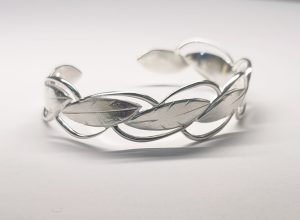 Wearable and attractive cuff in sterling silver